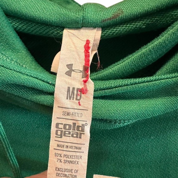 Under Armour Green Boston Red Sox Women's Sweater medium Semi Fitted Cold Gear - Picture 4 of 7